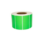 Rollo de etiqueta Verde Fluo 102x51 mm