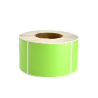 Rollo de etiqueta Verde 75x121 mm